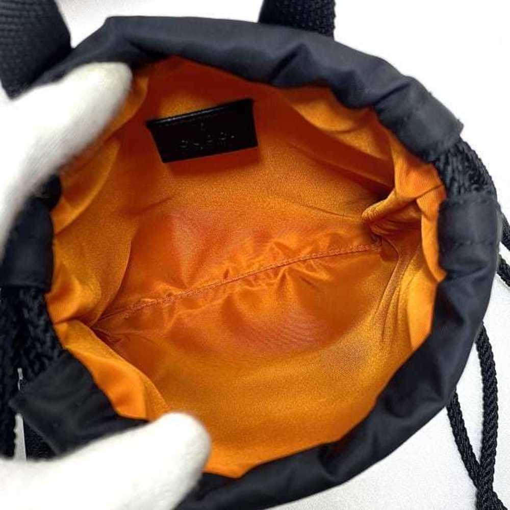 Gucci Orange Mini Canvas Backpack - image 6